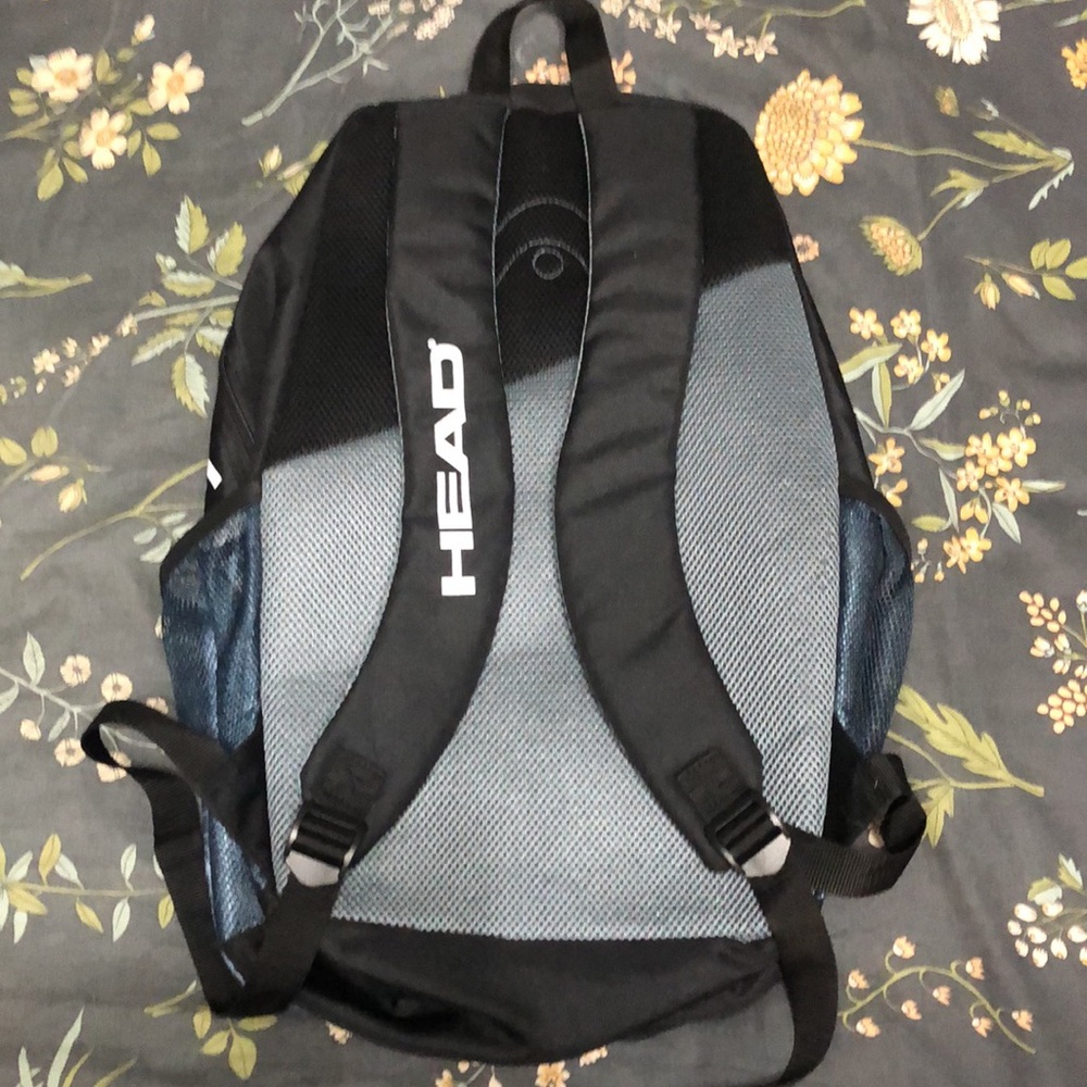 Head Core Performance Classic Large Tennis Racket Backpack Bag in Black and Blue - Picture 5 of 9